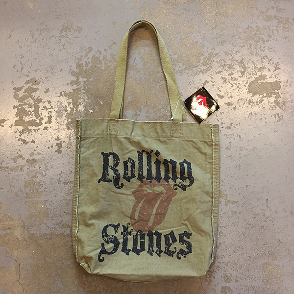 THE ROLLING STONES Stone Washed Tote Bag
